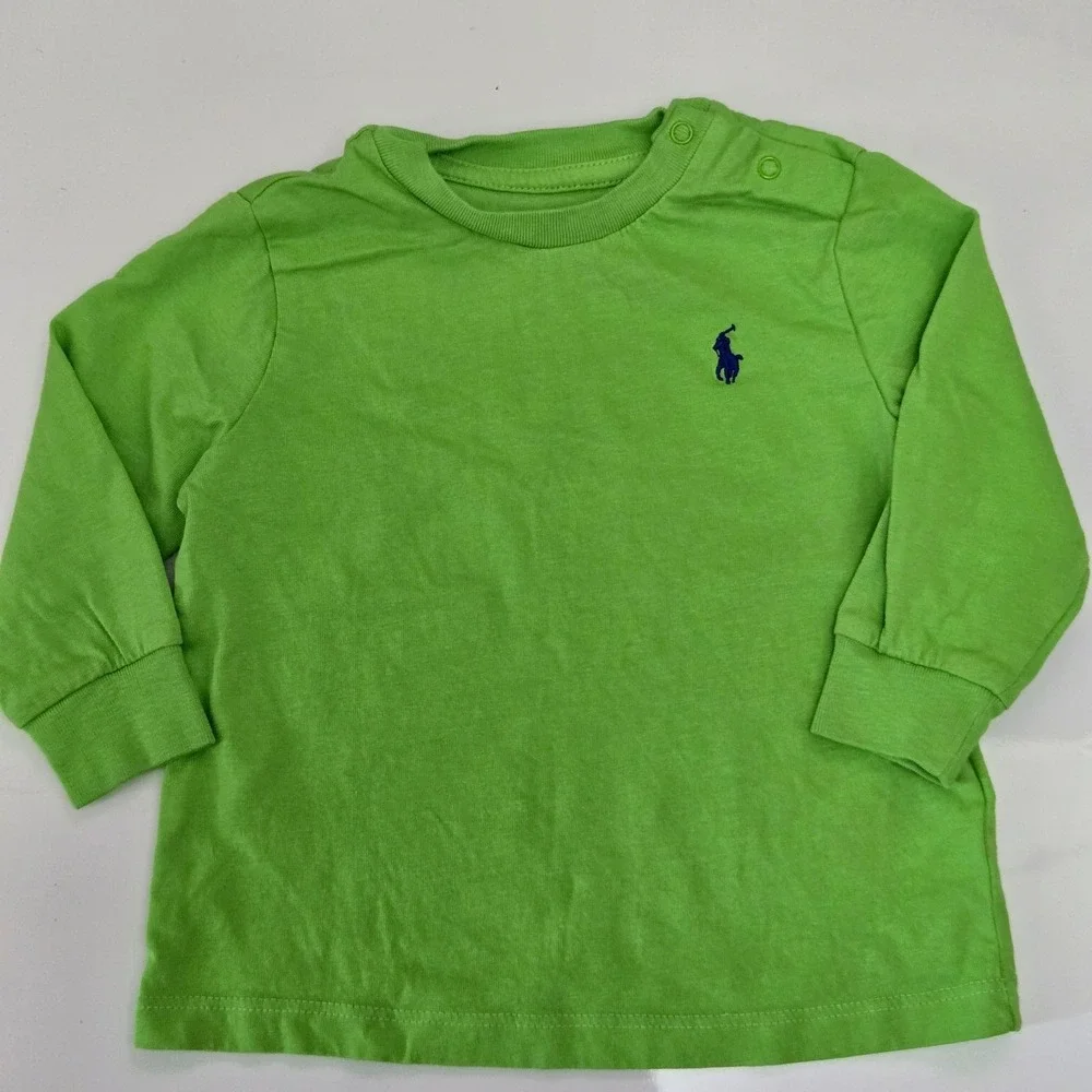 Ralph Lauren Baby Boy Clothing Lot 5 Piece‎ Set Sweaters 9M, Top & Short 3M